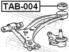 ����������� Aamto1009/TAB-004 48655-07020/06030/08010/33030 14.5x60x50 Windom/Avalon/Scepter/Gracia MCX10 /=48655-33040/ (Febest) TAB004 ����