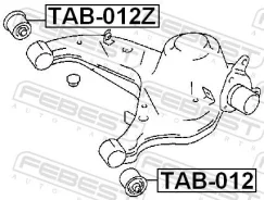 ����������� ������� ������ �������� ������ ������ ����� ��� Toyota Crown ����� febest tab-012z TAB012Z ����