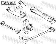 �/���� ���/��� T. MARK II Chaser Cresta GX80 �������� ASVA TAB-038 TAB038 ����