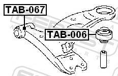    C-9107 TAB-067 Febest TAB067 