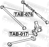 ����������� ������ Toyota Camry (JPP/SED) SXV1#/VCV10/MCV10 1992.08-2001.04 ����. ��������. Febest TAB076 ����