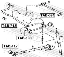 ����������� ������� ����������� ������ | ��� ����/��� | Febest TAB091 TAB091 ����