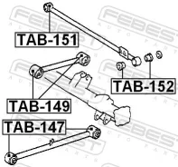 ����������� ������� �������� ����������� ������ Febest TAB149 TAB149 ����