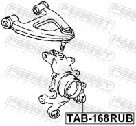 ����������� ������ �����, ������ ������, ����� ��� Toyota MARK II, Toyota Cresta �����, Toyota Chaser 2.0 Febest TAB-168RUB TAB168RUB ����