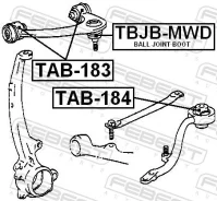 ����������� ��������� ������� ������ | ����� ����/��� | Febest TAB184 TAB184 ����