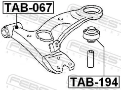 ���������� FR ������ ������ Toyota Caldina, Corona 97-02 TAB194, ������ TAB194 ����