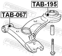����������� ��������� ������, ������ ������, ����� ��� Toyota Caldina, Toyota Corona, Toyota Carina Saloon Febest TAB-195 TAB195 ����