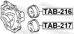 ������� ������� ������������� ������, ������, ������, ����� ��� Toyota MARK, Toyota Crown, Lexus IS Febest TAB-217 TAB217 ����