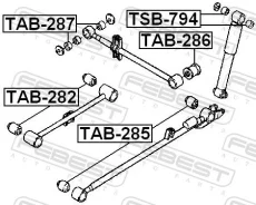 ����������� ������ ���������� ���� | ��� ����/��� | Febest TAB282 TAB282 ����