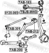 ����������� ��������� ������� ������ Febest TAB-301 TAB301 ����
