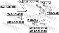 ����������� ������� ������ Febest TAB-370 TAB370 ����
