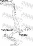 ����������� ��������� ������ �������� #48620-50050 Toyota Celsior UCF3# 2000.08-2006.08 [JP] Febest TAB374KIT TAB374KIT ����