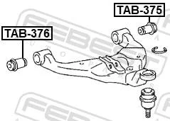 ����������� ��������� ������� ������ ��� ����/��� Febest [TAB375] TAB375 ����