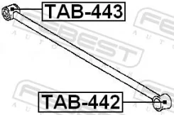 ����������� ���������� ���� ������ ������ ��� Suzuki Jimny, Toyota Paseo, Toyota Corsa febest tab-443 TAB443 ����