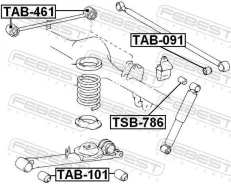 ����������� ������ ���������� ���� Febest TAB-461 TAB461 ����