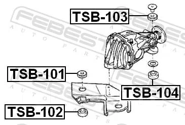 ������ ������������� | ����/��� | Febest TSB-102 TSB102 ����