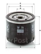 ������ �������� Mann W79 W79 ����
