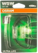 �������� ���� W5W 12V 5W W2.1x9.5d Ultra LIFE 2��. (1�-�) Osram 2825ULT2BL 2825ULT2BL ����