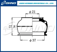 ������� ������� DC-1533 (������� 43330-26565 ���������� 45046-39645 45046-39745 ) 37 mm*21*27,8 DC-1533 OHNO DC1533 ����