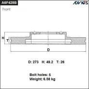 ���� ��������� ���. Advics Advics A6F428B A6F428B ����