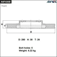 ���� ��������� ���. Advics Advics A6F430B A6F430B ����