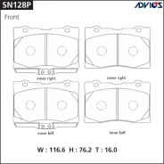 ������� ��������� �������� ��������, �������� Advics SN128P SN128P ����