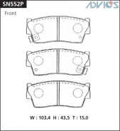 ������� ��������� �������� PF-9298 / AN273 / SN552P Advics SN552P ����