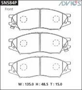 ������� ��������� �������� PF-2435 / AN614 / SN584P Advics SN584P ����