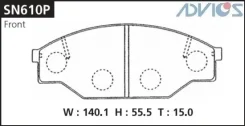 ������� ��������� �������� PF-1209 / AN267 / D2069 / SN610P Advics SN610P ����