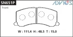 ��������� ������� �������� Advics SN651P/DFP3091/55210-62G60/558�00-61G50/55800-61G60/55800-61G�70/55800-61G71/55800-61G72/558�00-61G73/55800-61G74/55...
