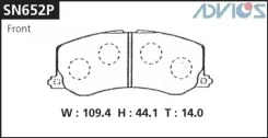 ������� D9015 A284 Advics SN652P SN652P ����