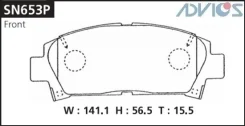 ������� PF-1362 SN653P Advics SN653P ����