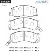 ������� ���������, �� Advics SN820P SN820P ����