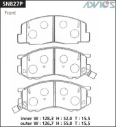 ������� ��������� �������� PF-1328 / AN405WK / D2121M / SN827P Advics SN827P ����