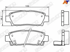 ������� ��������� �������� ������ �������� ��� Toyota Avalon, Crown AN-403WK Akebono AN-403WK AN-403WK AN403WK ����