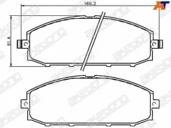 ��������� ������� Akebono AN488WK D1060-VB2X0 AN488WK ����