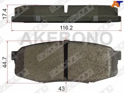 ������� ��������� ������ Akebono AN-756K AN756K ����