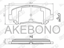 ������� Akebono AN-783WK AN783WK ����