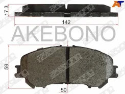 ������� ��������� �������� Nissan Qashqai II (J11, J11_) 13 AN-793WK Akebono AN-793WK AN-793WK AN793WK ����