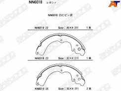 ������� ��������� ���������� Subaru Forester 97-08 / Impreza 92-05 NN6018 Akebono NN6018 NN6018 NN6018 ����