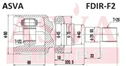 ���� ���������� ������ 23x40x26 FDIRF2 ����