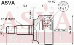���� �������� 30x63x26 HN60 ����
