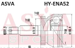 ���� �������� 36x72.8x30 ASVA ASVA HY-ENA52 HYENA52 ����