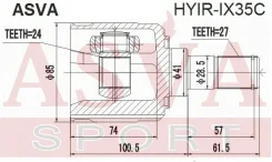 ���� Hyundai IX35 �����. ����. ASVA HYIRIX35C ����