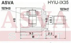 ���� ���������� 24x62x27 ASVA HYIU-IX35 HYIUIX35 ����