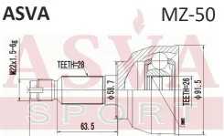 ���� Mazda 3 -08 �����. ASVA MZ50 ����