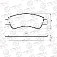 ������� ��������� �������� Avantech ������ (��������������� �������� � �����. ) (R) FIAT Ducato BUS 06- R (D1490-8690) AV2101 ����