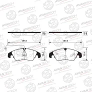 ������� ��������� �������� Avantech �������� (��������������� �������� � �����. ) AUDI A6 1997 - 2005 AV2403 ����