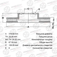 ���� ��������� �������� Avantech Toyota 4Runner 2002 - 2009 / Toyota FJ Cruiser 2005 - 2018 / Toyota Fortuner 2008 - 2015 / Toyota Hilux 2002 - / TOY...