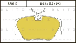 ������� ��������� �������� �������� MB W124/E / W126 / W201 19.2�� [178Blitzbb0117] BB0117 ����